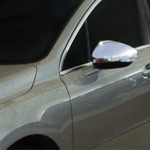 Накладки на дзеркала Peugeot 508 2010-2018 (2 шт нерж)