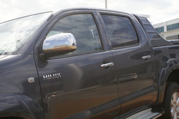 Накладки на дзеркала Toyota Hilux 2006-2015 (2 шт. Нерж)