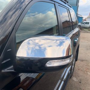 Накладки на дзеркала Toyota Land Cruiser Prado 150 (2 шт. Нерж.)