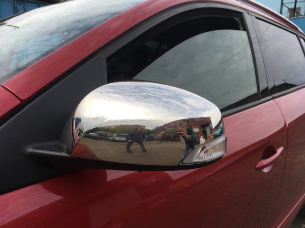 Накладки на дзеркала Renault Megane III 2009-2016 (2 шт. Нерж.)