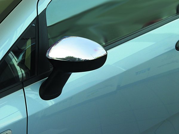 Накладки на дзеркала Fiat Punto Grande/EVO 2006-2018 (2 шт. нерж.)