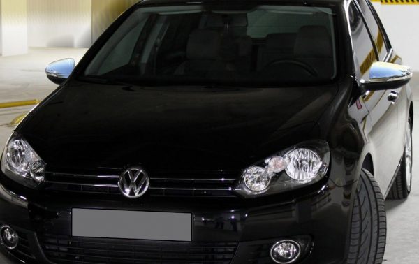 Накладки на дзеркала Volkswagen Golf 6 (2 шт нерж) HB