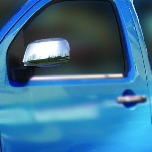 Накладки на дзеркала Nissan Navara 2006-2015 (2 шт нерж.) без повторювача повороту