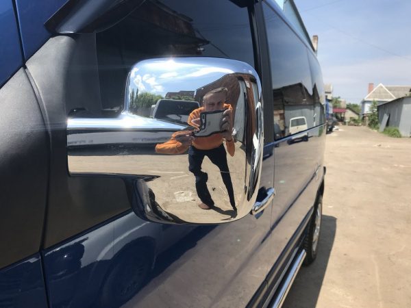 Накладки на дзеркала Mercedes Vito W638 1996-2003 (2 шт Хром)