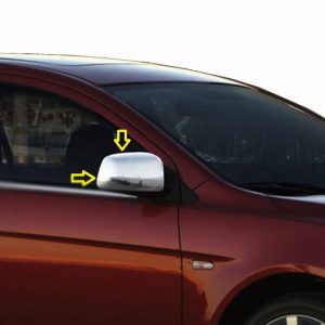 Накладки на дзеркала Mitsubishi Lancer 9 2004-2008 (2 шт)