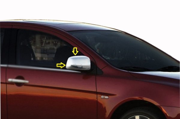 Накладки на дзеркала Mitsubishi Lancer 9 2004-2008 (2 шт)