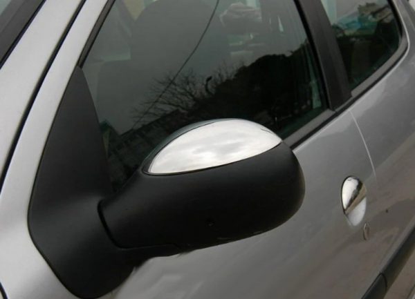 Накладки на дзеркала Peugeot 1007 (2 шт нерж)